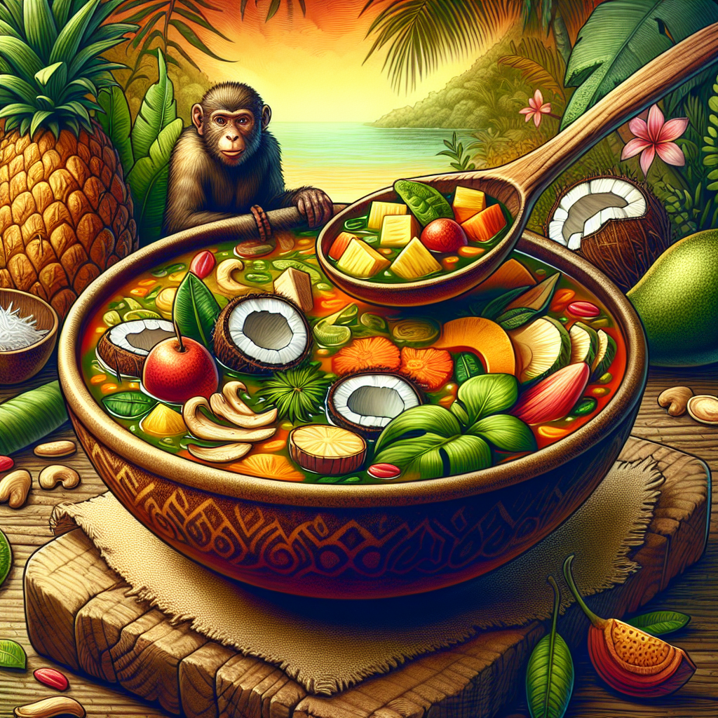 Dżunglowa uczta: Wykwintna zupa z egzotycznej małpy