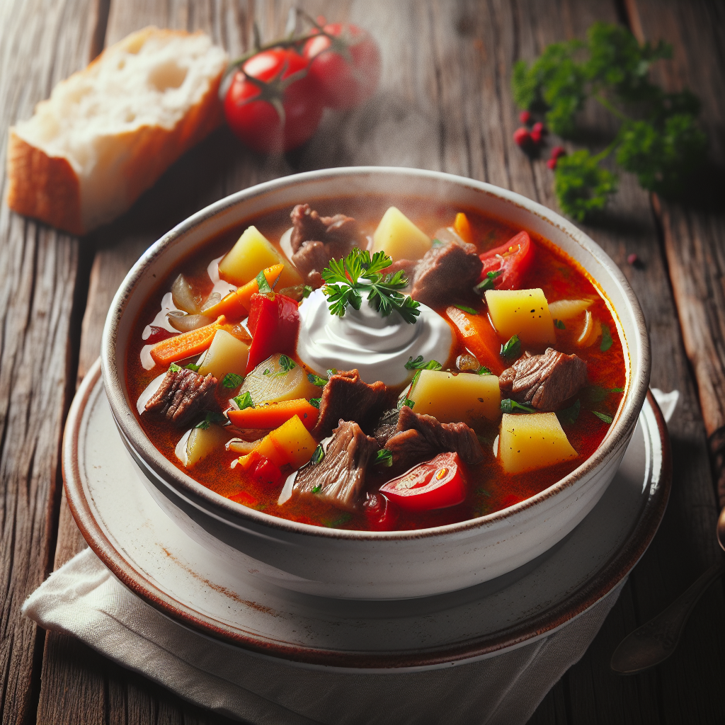 Kulinarne podróże na Węgry: Zmysłowa symfonia smaków - Zupa po węgiersku