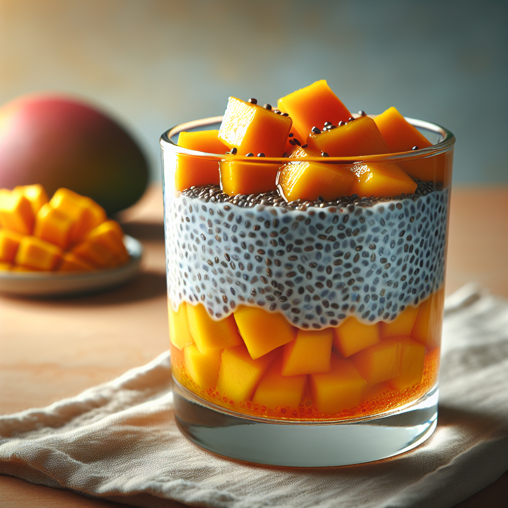 Mango Magic: Wykwintny deser z chia, który oczaruje Twoje podniebienie