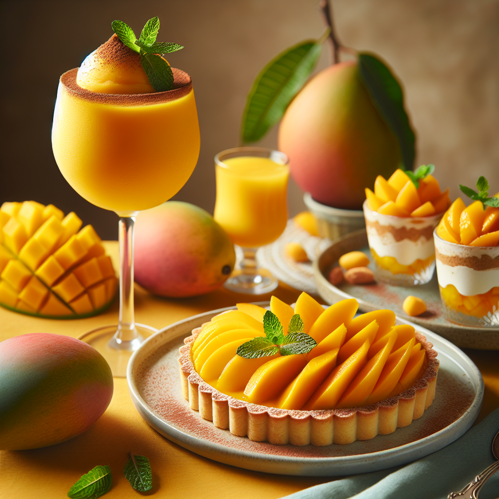 Mango Mania: Wykwintne Wariacje na Temat Deserów z Mango