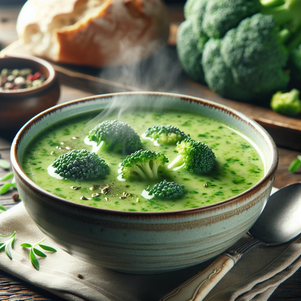 Zielone zaskoczenie: Wykwintna zupa brokułowa o niezwykłym smaku
