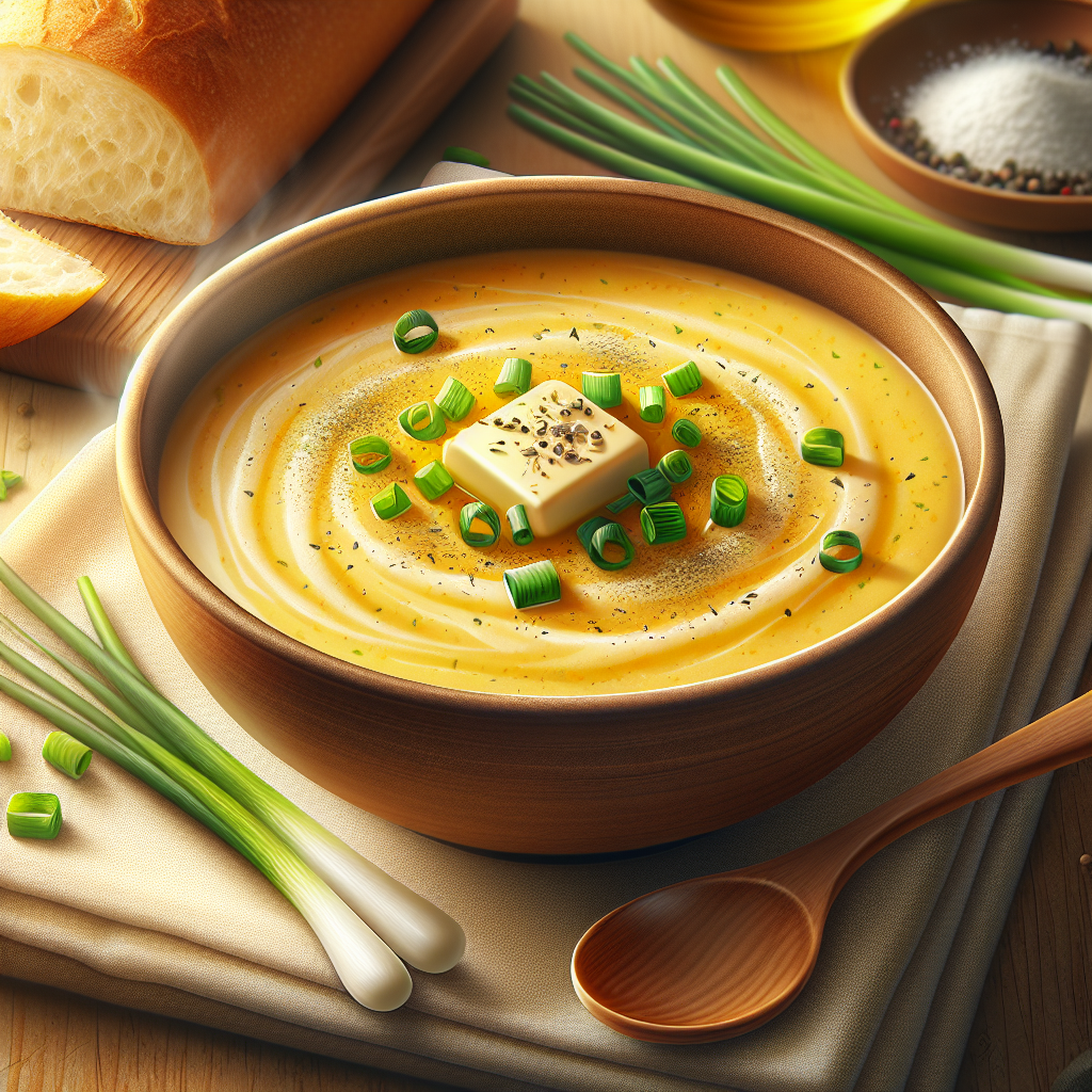 Złocista magia: Zaskakująco aromatyczna zupa ziemniaczana z nutą cebuli i chrupiącym boczkiem